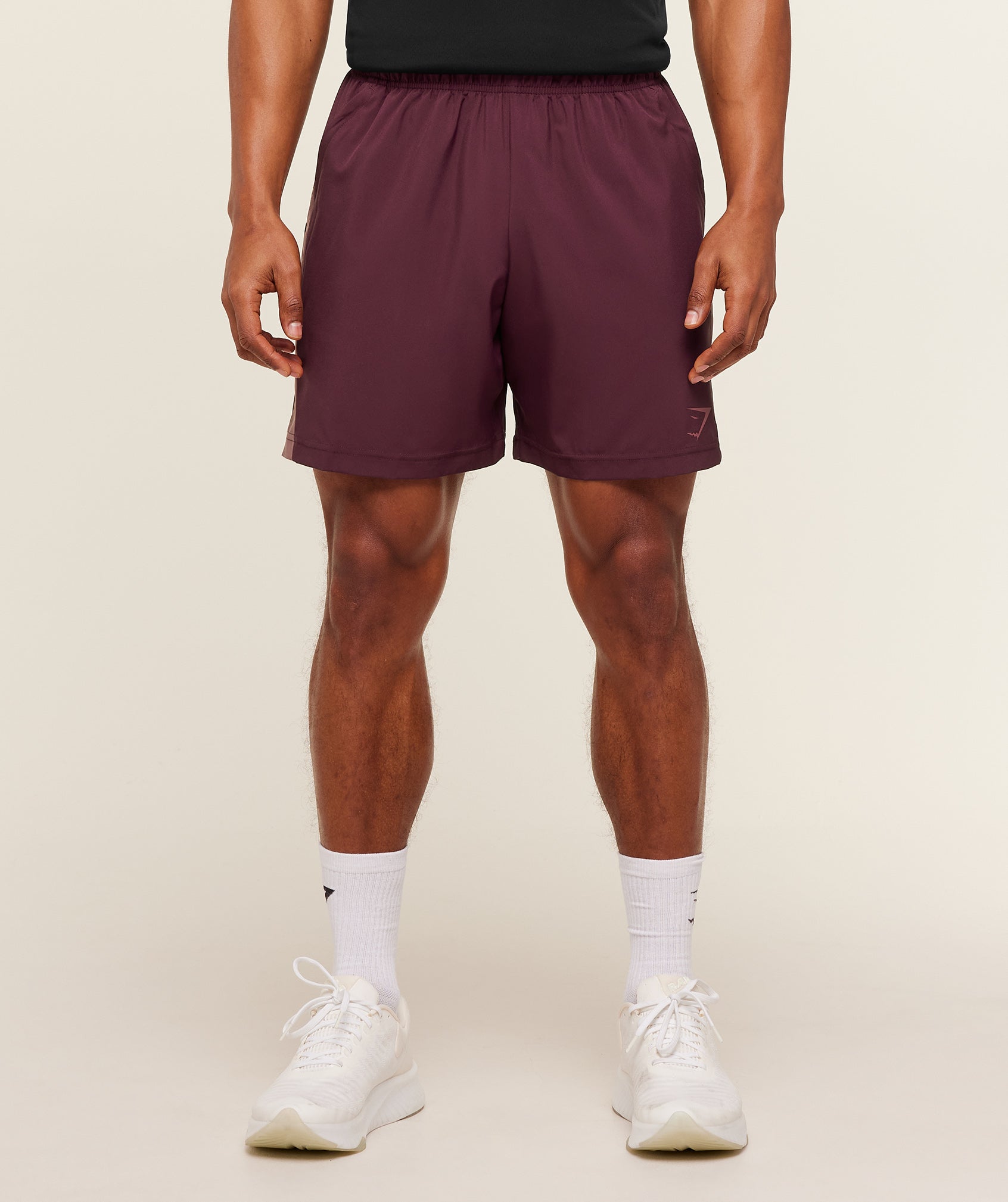Gymshark Sport 7" Shorts 'Impact Burgundy Reset Pink'