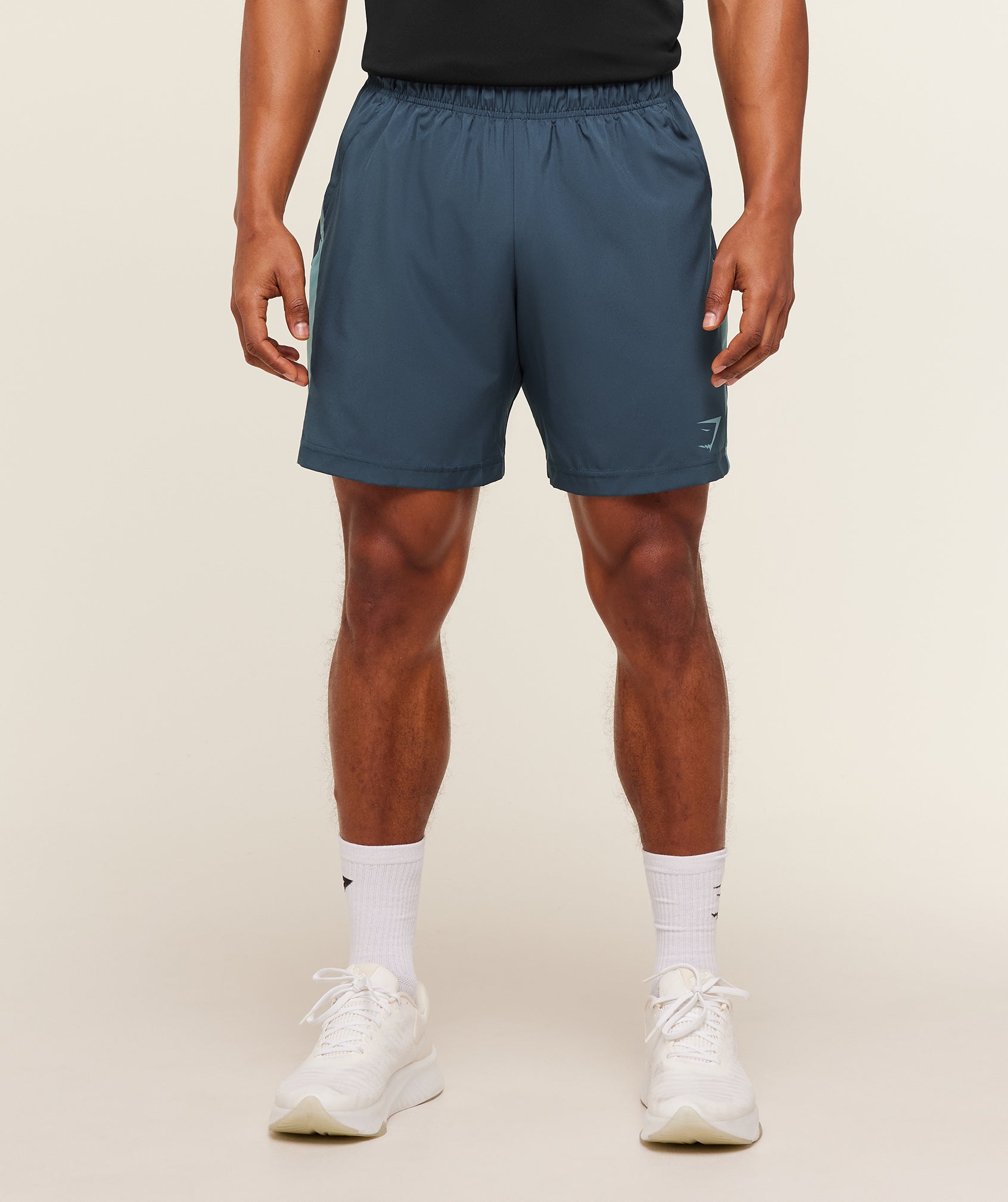 Gymshark Sport 7" Shorts 'Stealth Blue Storm Blue'