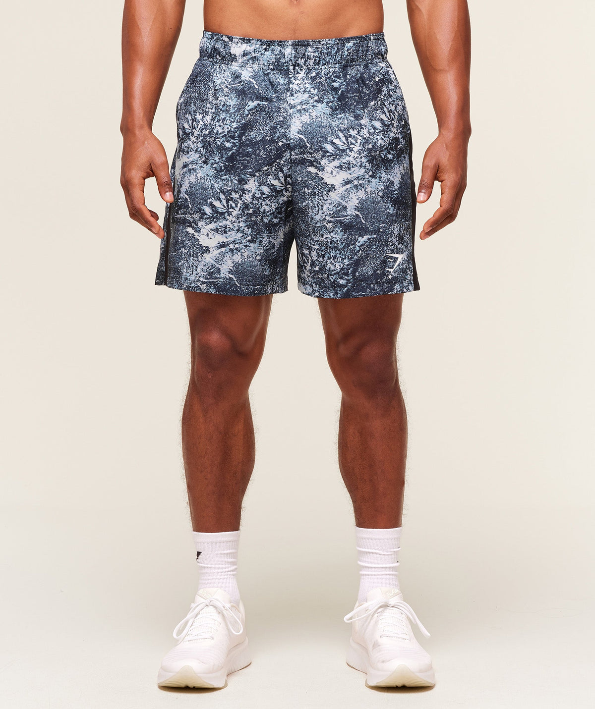 Gymshark Sport 7" Shorts 'Smoke Blue Black'