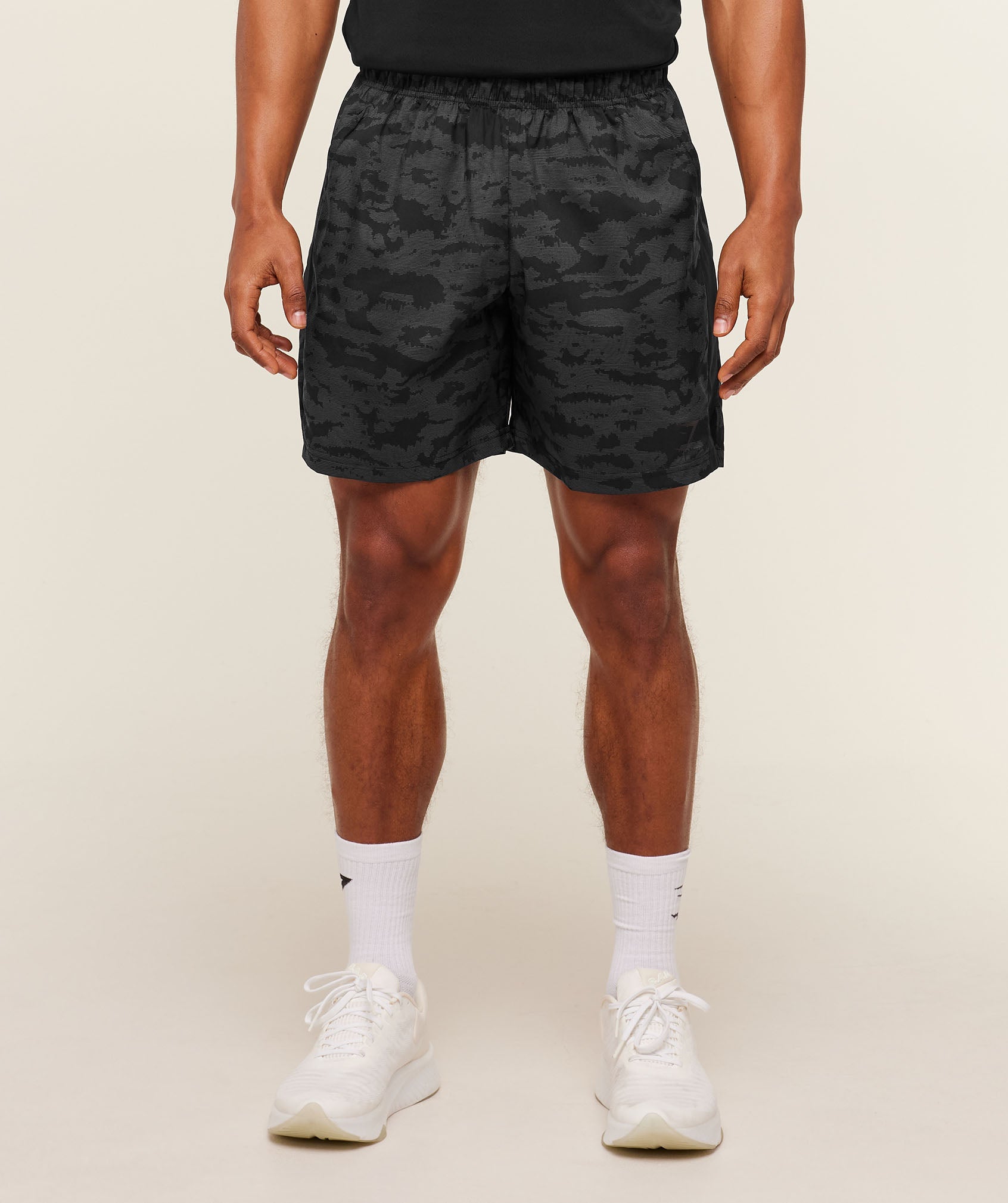 Gymshark Sport 7" Shorts 'Grey Black'
