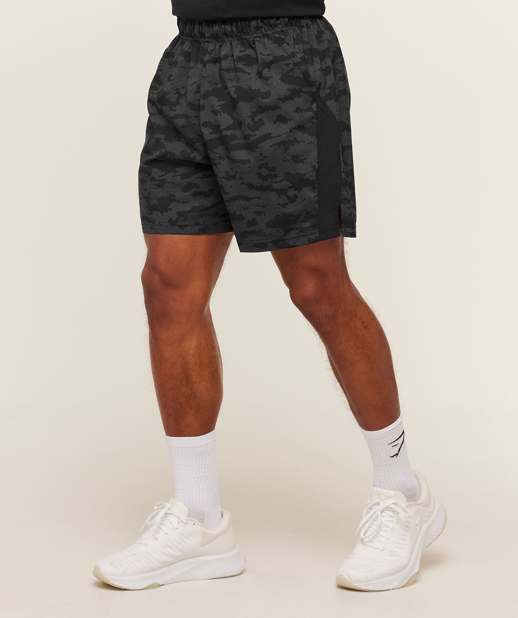 Gymshark Sport 7" Shorts 'Grey Black'