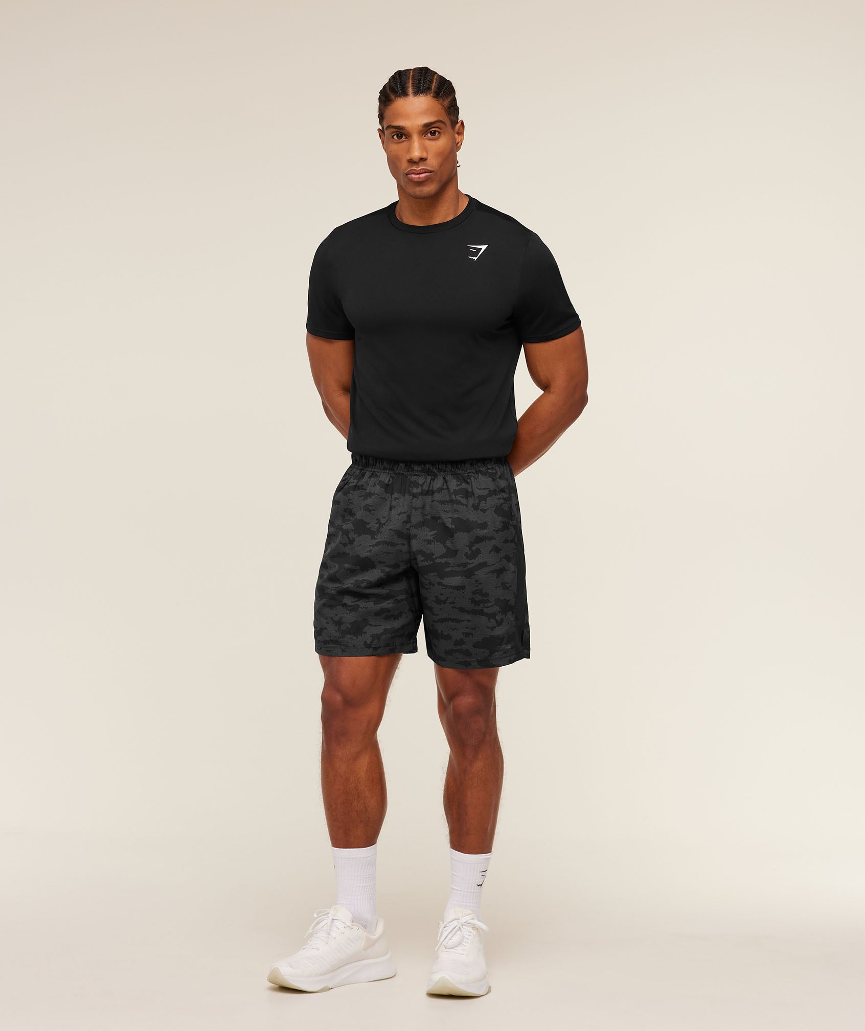 Gymshark Sport 7" Shorts 'Grey Black'