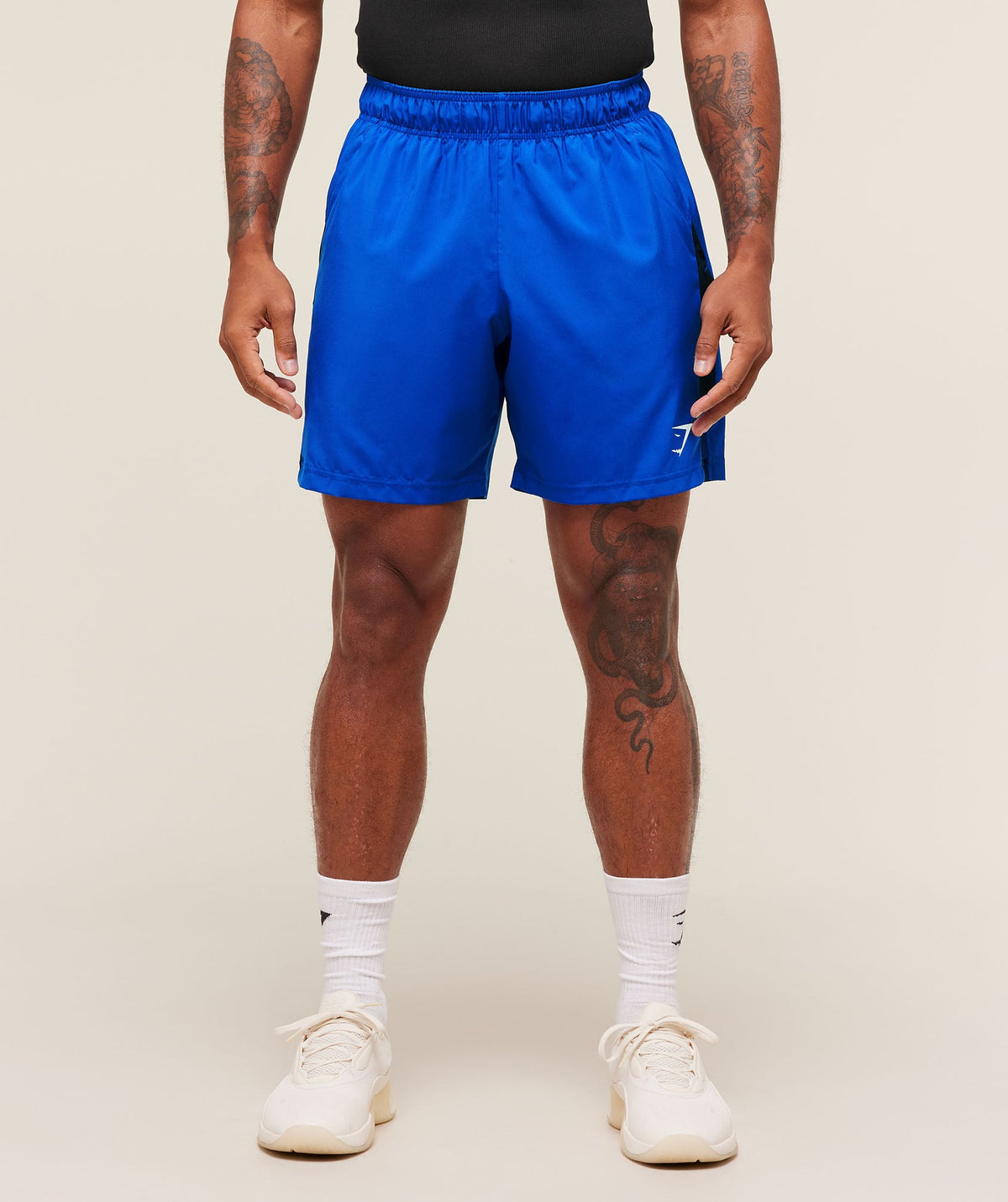 Gymshark Sport 7" Shorts 'Athletic Blue Black'