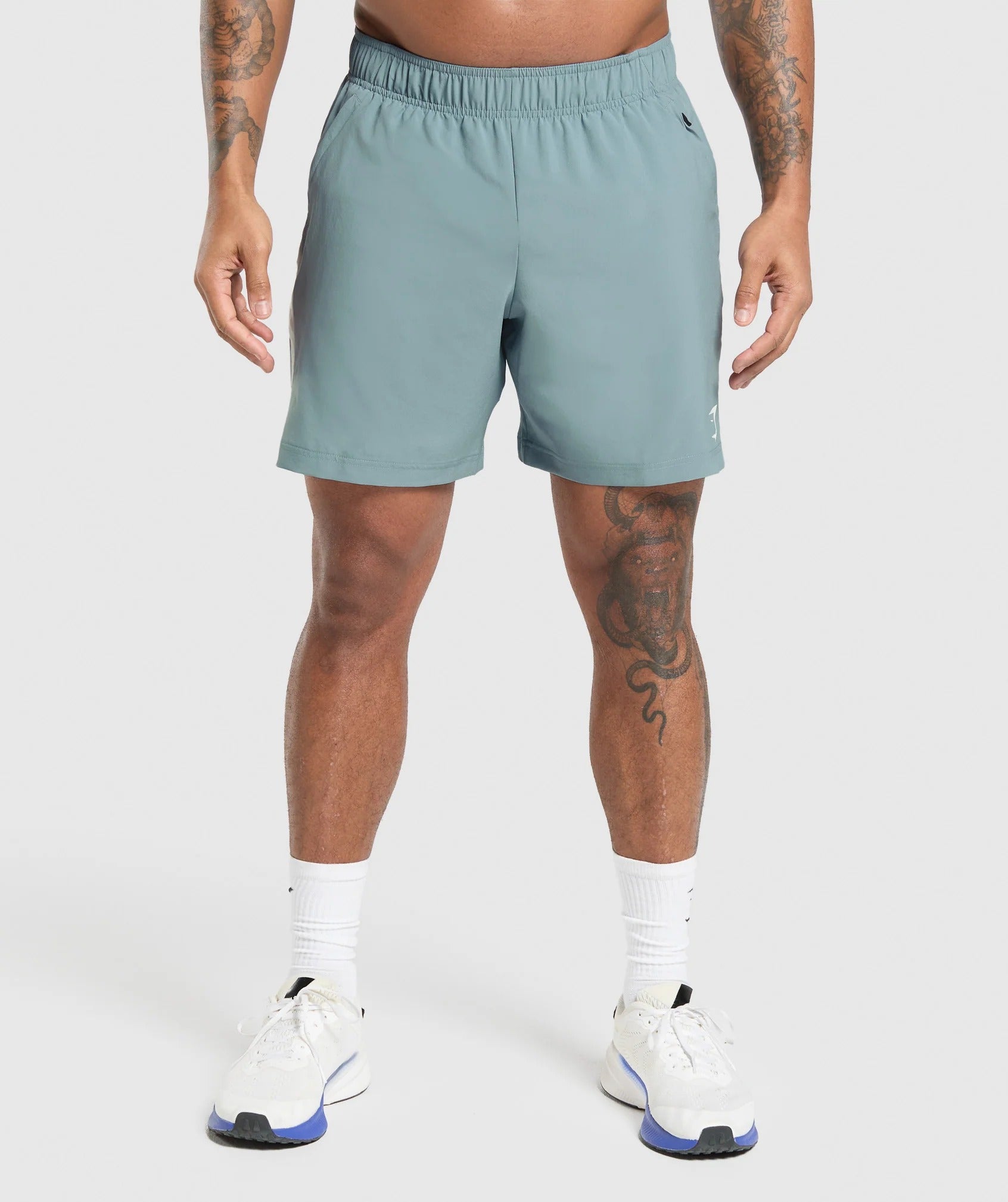 Gymshark Arrival 7" Shorts Celeste Blue