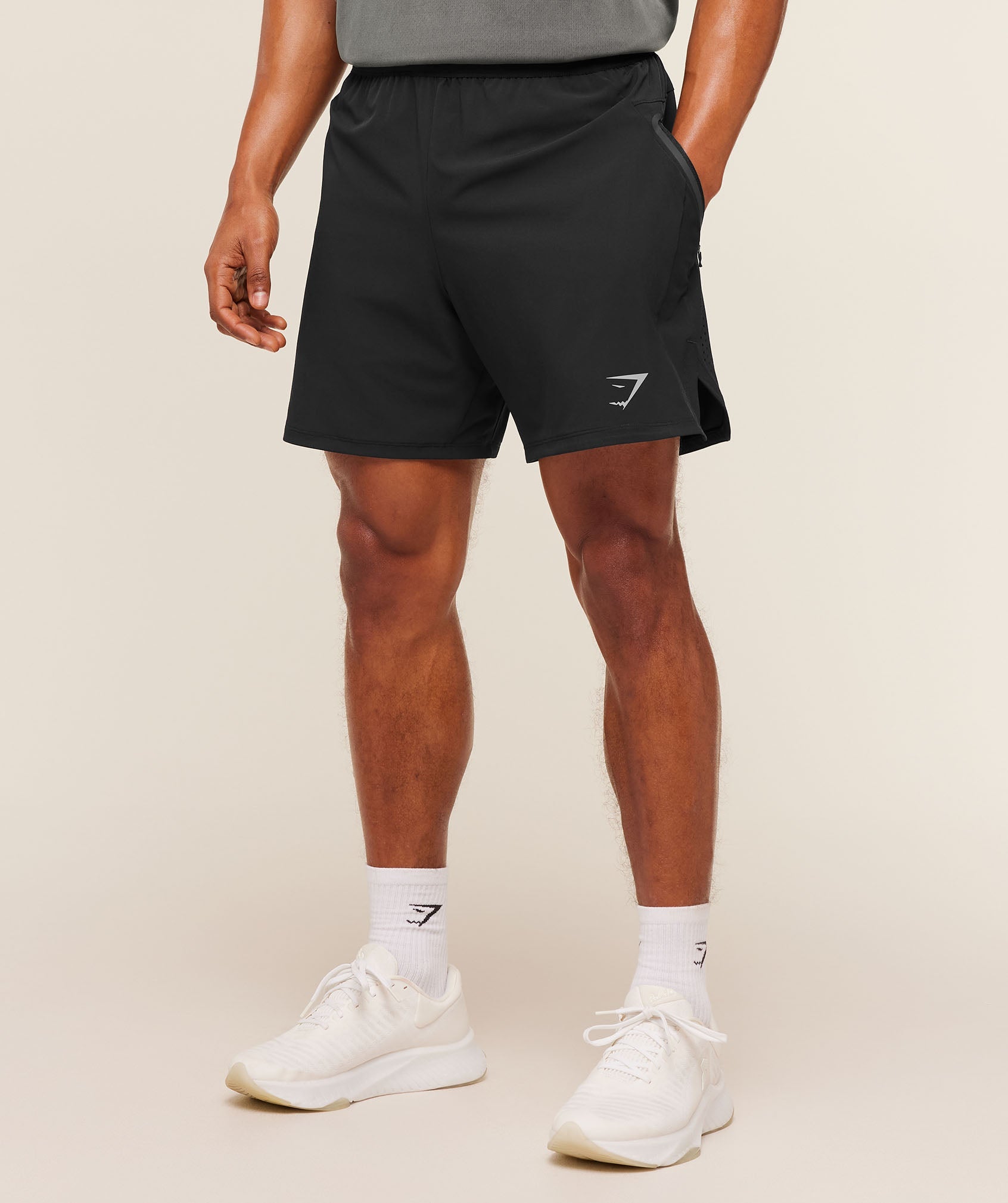 Gymshark Sport Hybrid 6" Shorts 'Black'