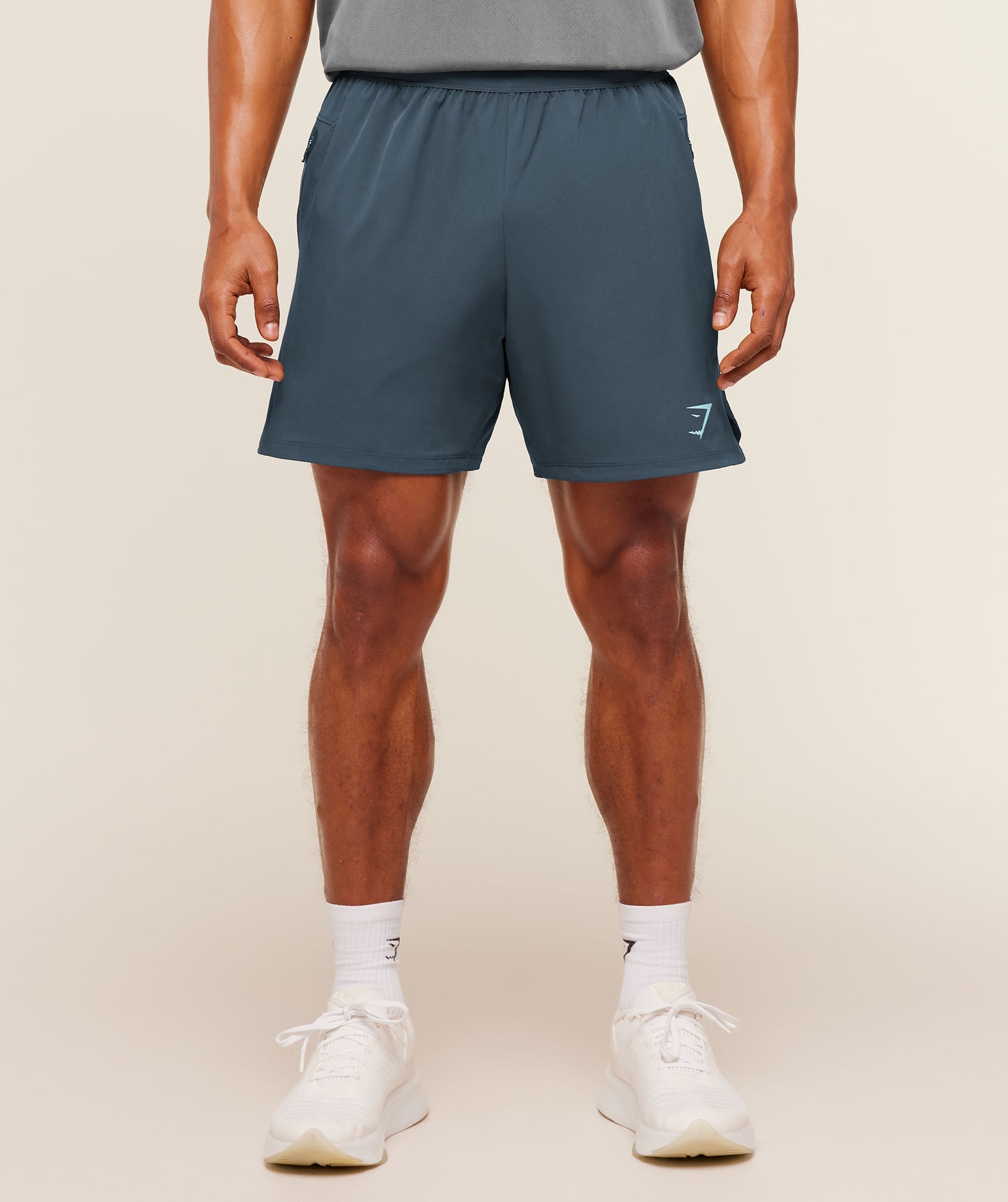 Gymshark Sport Hybrid 6" Shorts 'Stealth Blue'