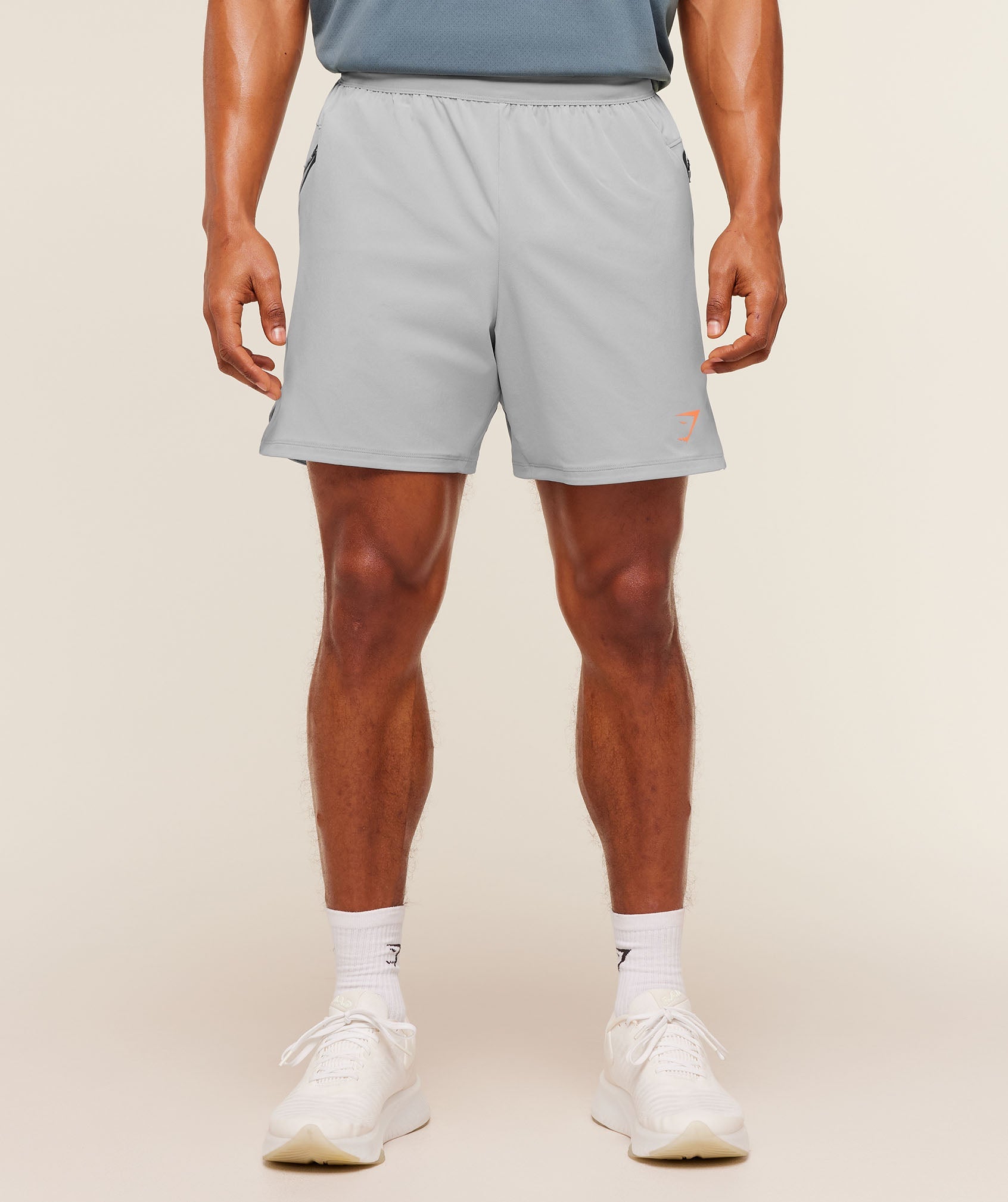 Gymshark Sport Hybrid 6" Shorts 'Stratus Grey'