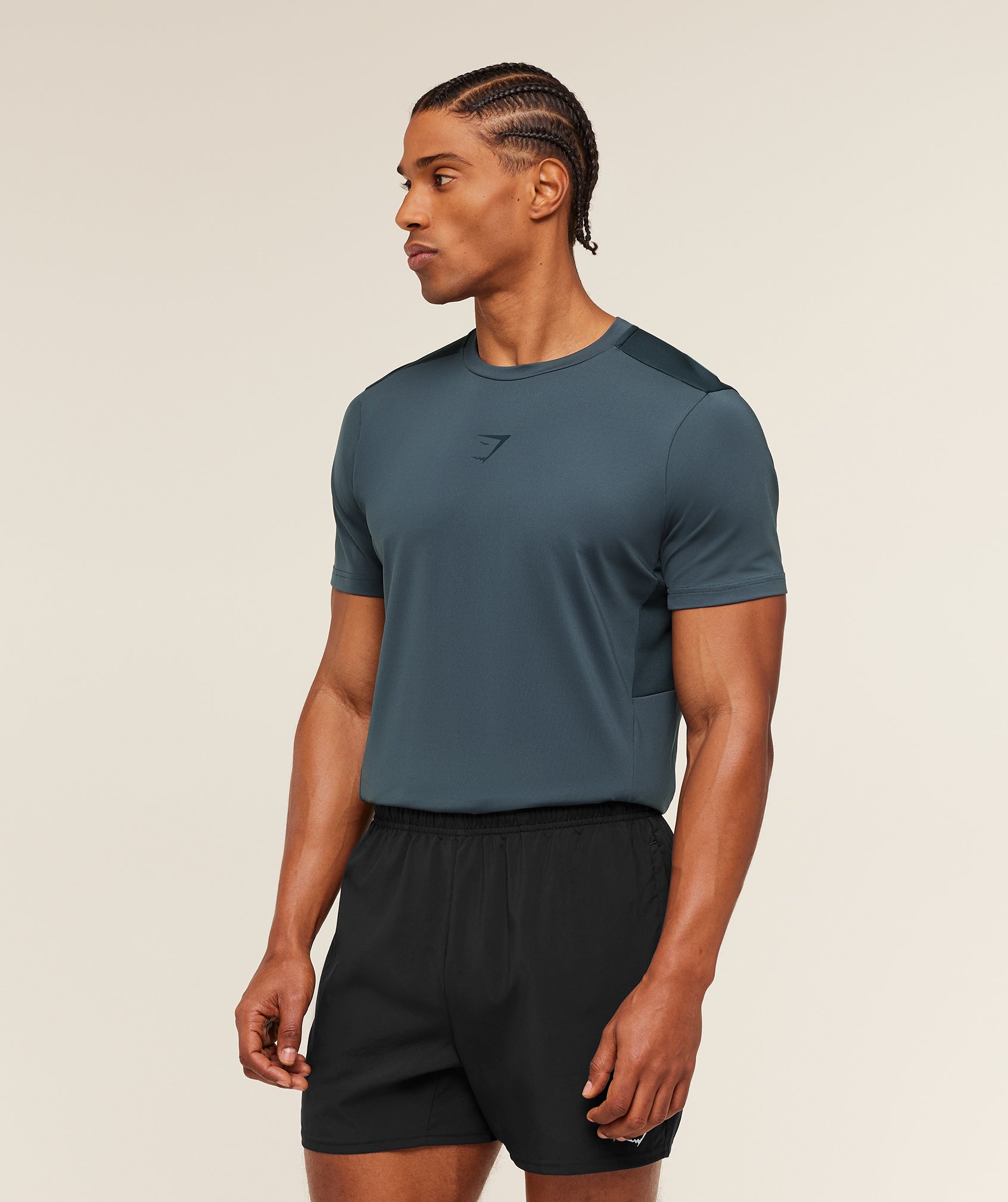 Gymshark Sport T-Shirt 'Stealth Blue Deep Petrol Blue'