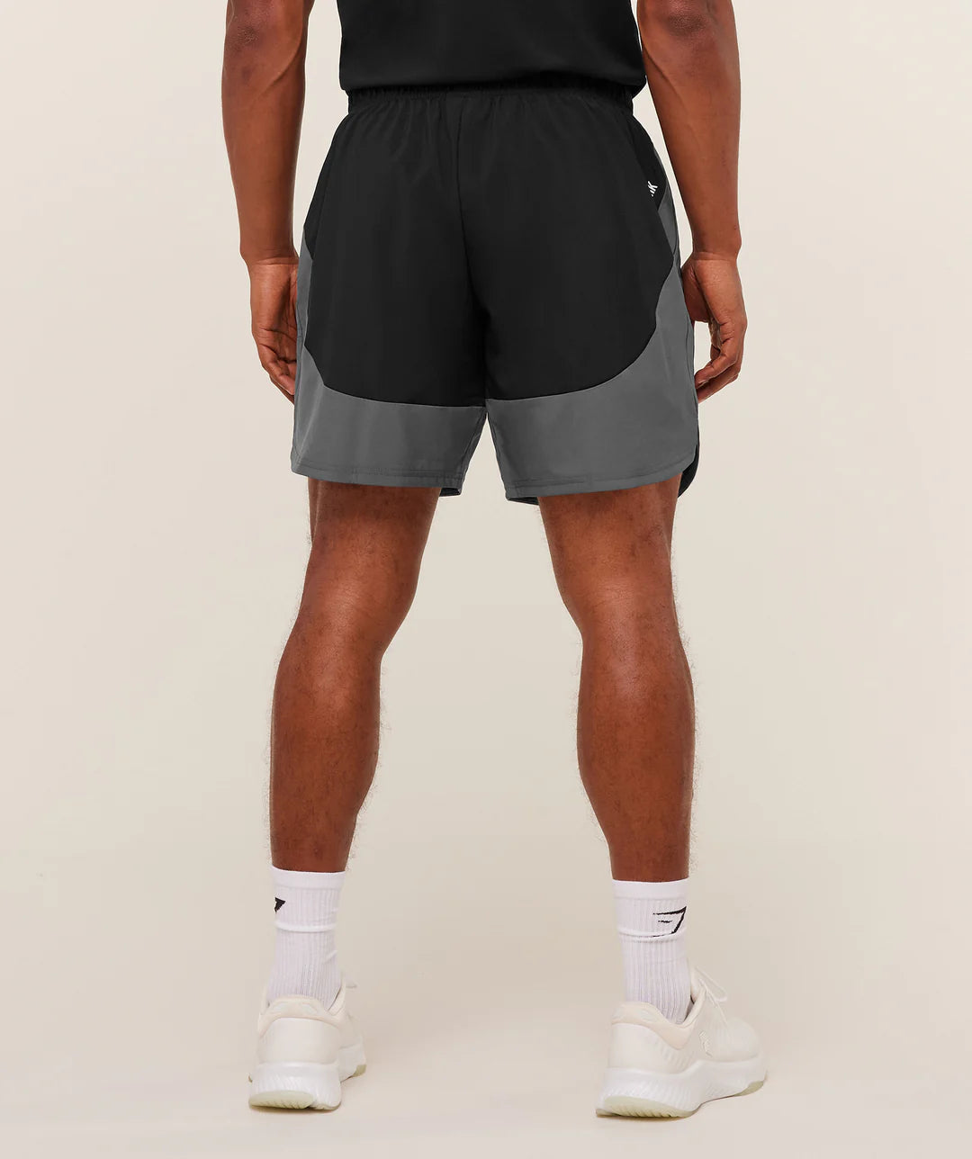 Gymshark Sport 25 Block 7" Shorts 'Black/Dark Grey'