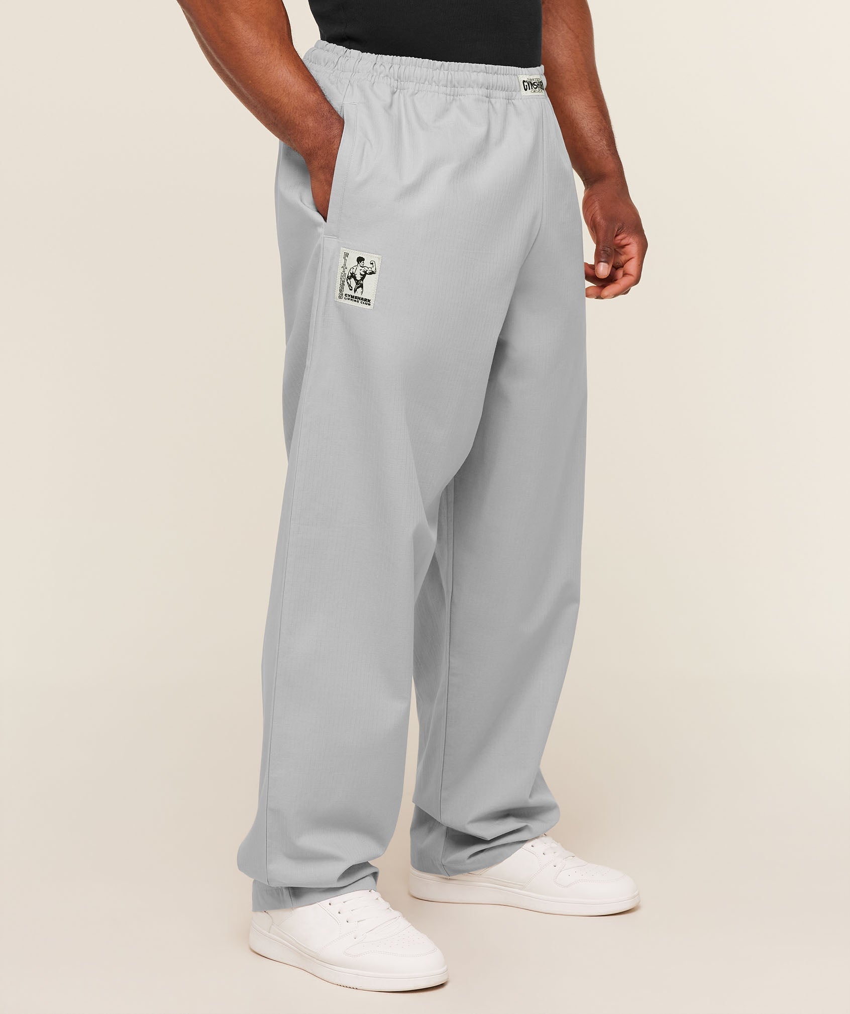 Gymshark Straight Leg Pumper Pants 'Stratus Grey'