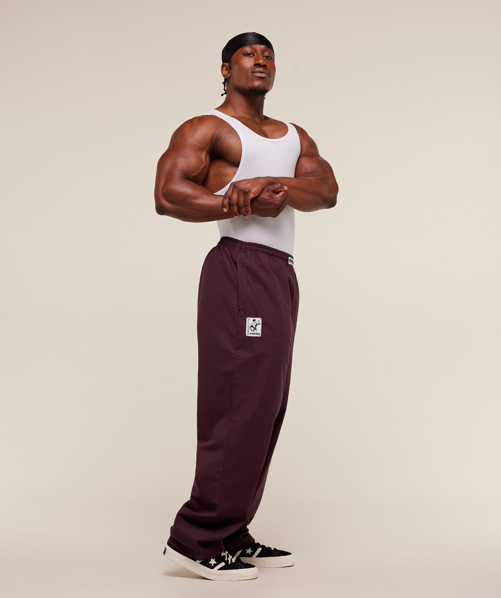 Gymshark Straight Leg Pumper Pants 'Cherry Purple'