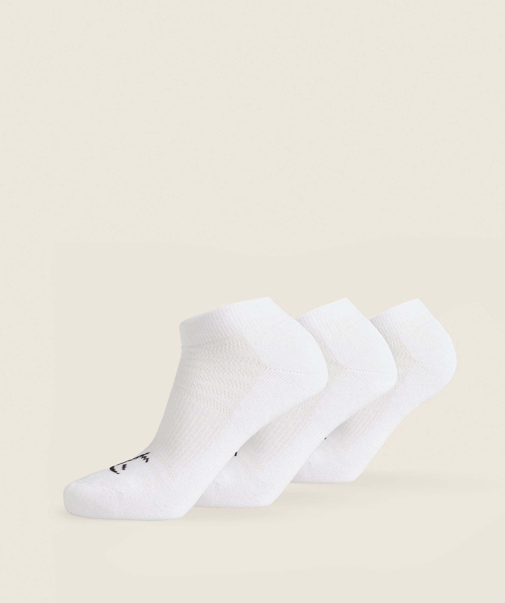 Gymshark Trainer Socks 3pk 'White'