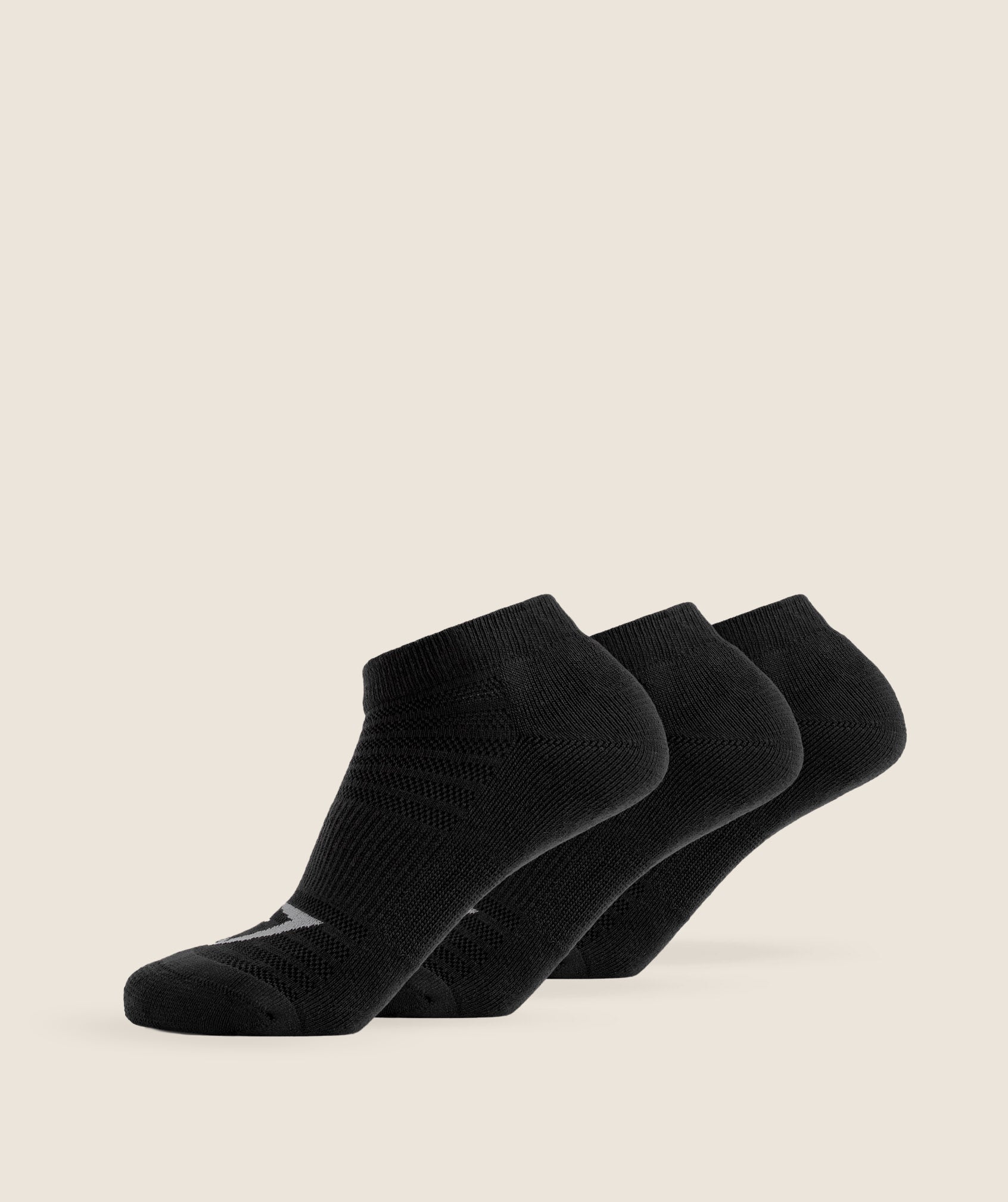 Gymshark Trainer Socks 3pk 'Black'