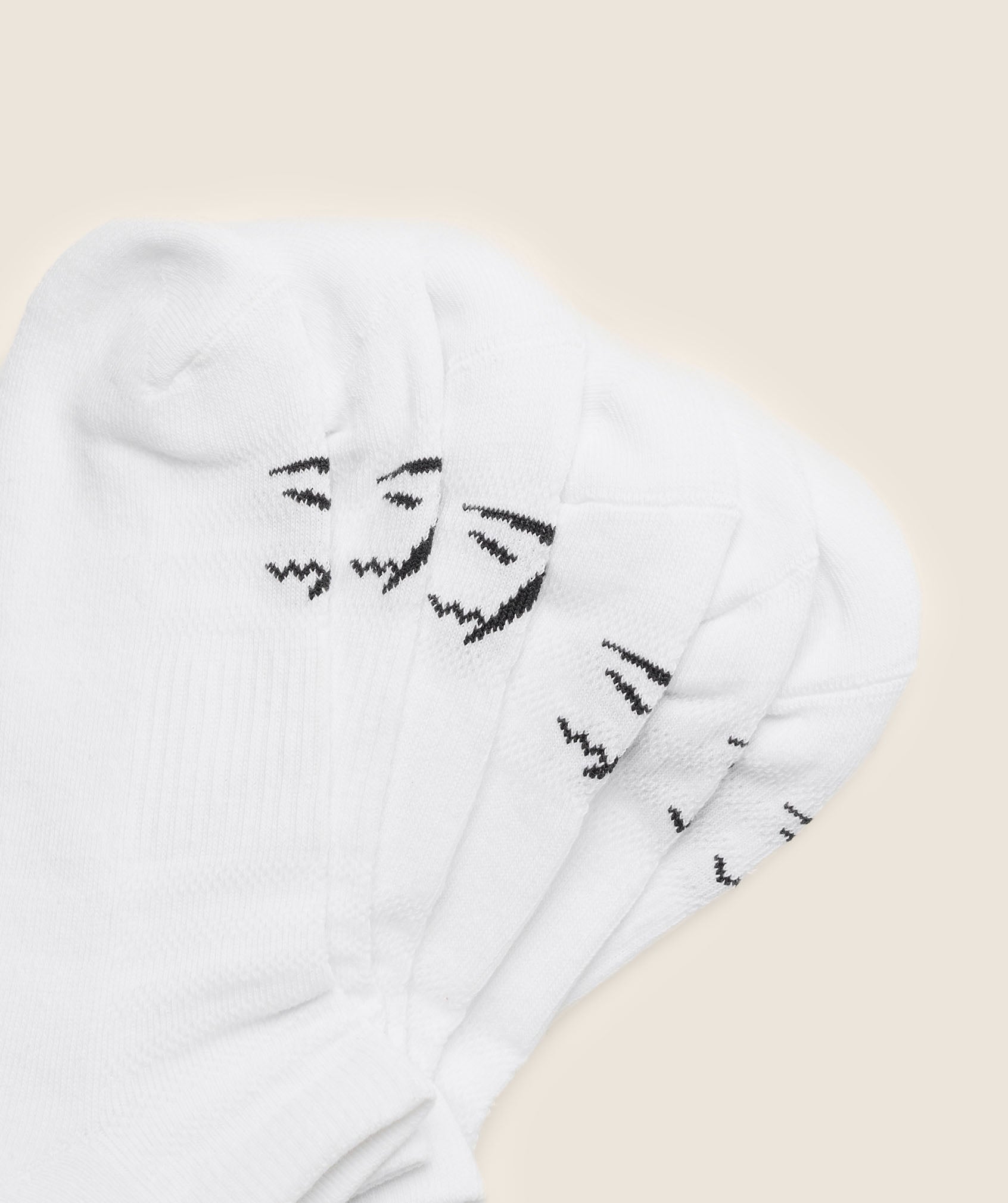 Gymshark Trainer Socks 3pk 'White'