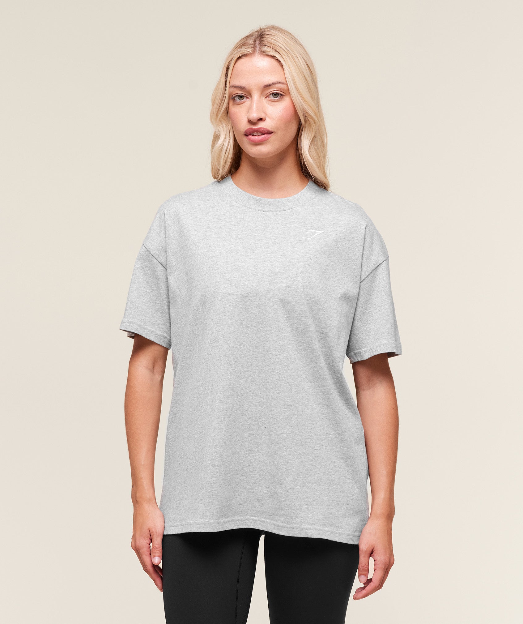 Gymshark Training Oversized T-Shirt 'Light Grey Marl'