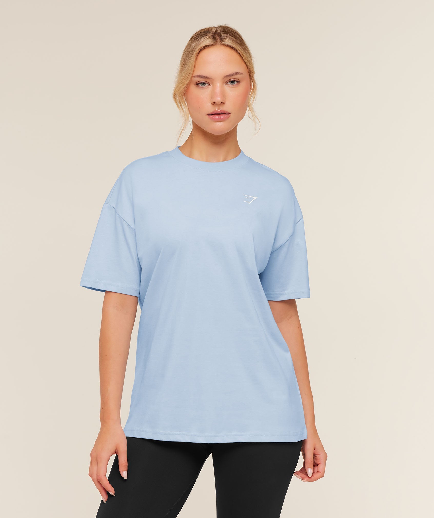 Gymshark Training Oversized T-Shirt 'Chilled Blue'