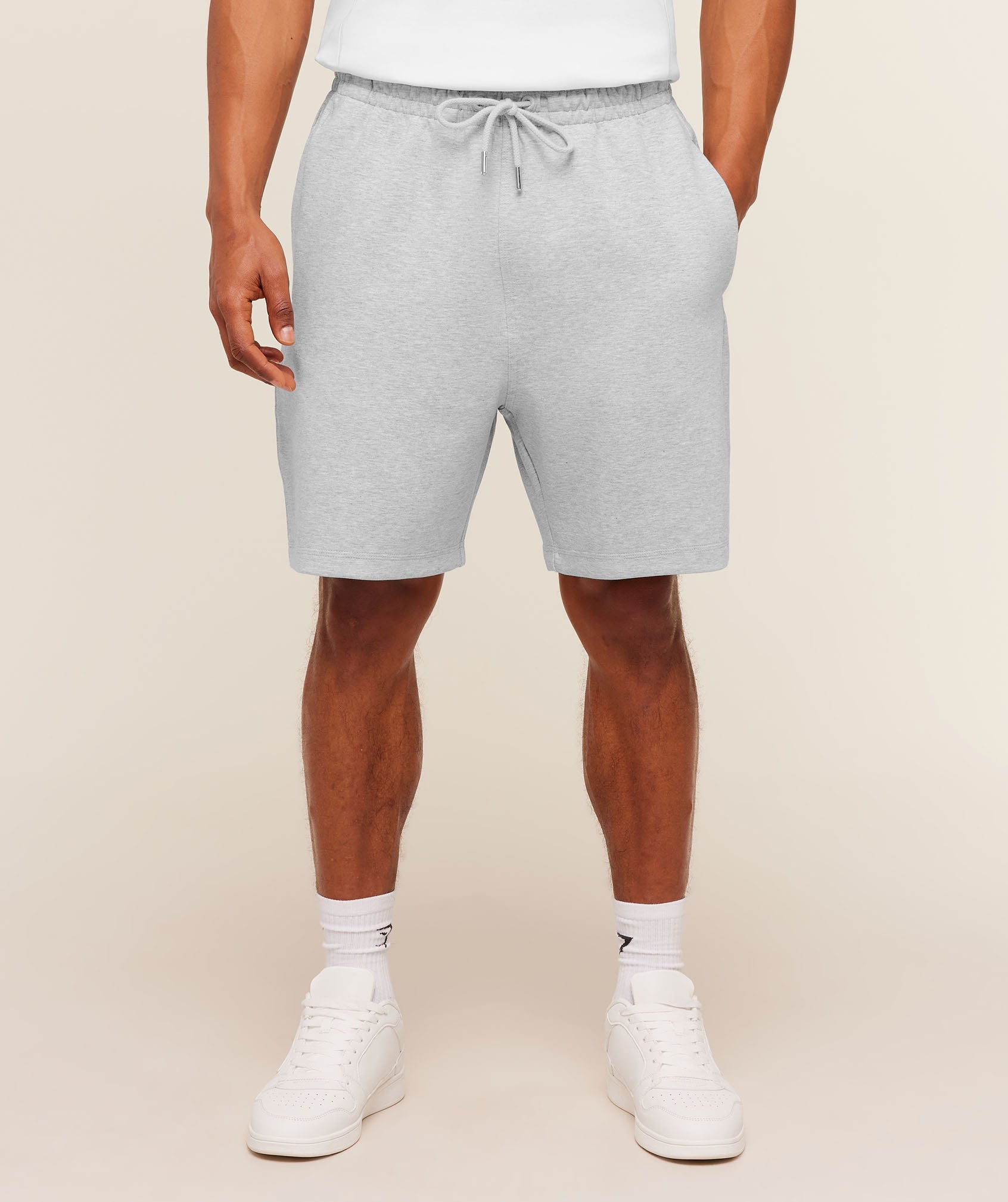Gymshark Evolve Lightweight Shorts 'Bros Soft Grey Marl'