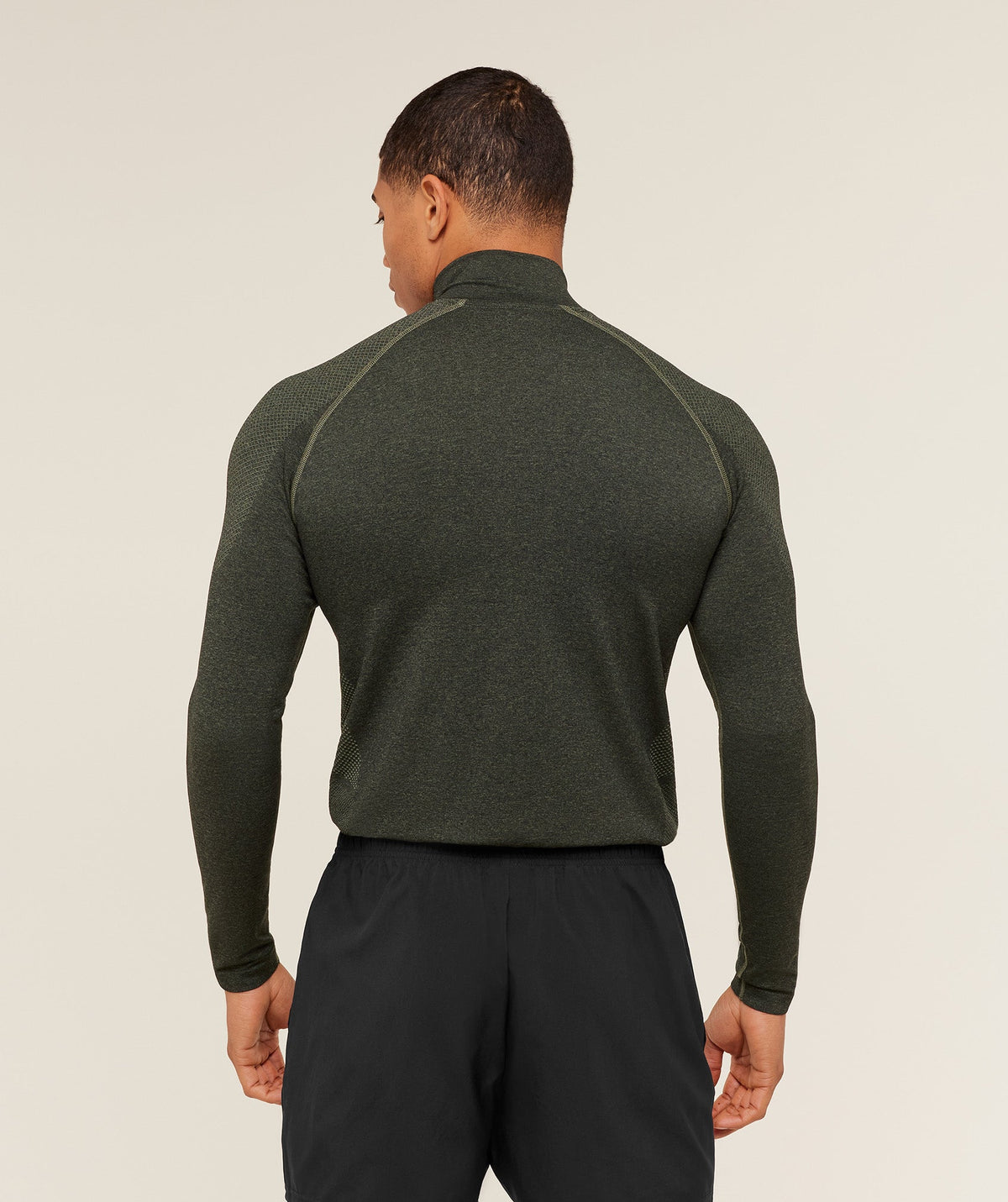 Gymshark Vital 1/4 Zip 'Core Olive Black'