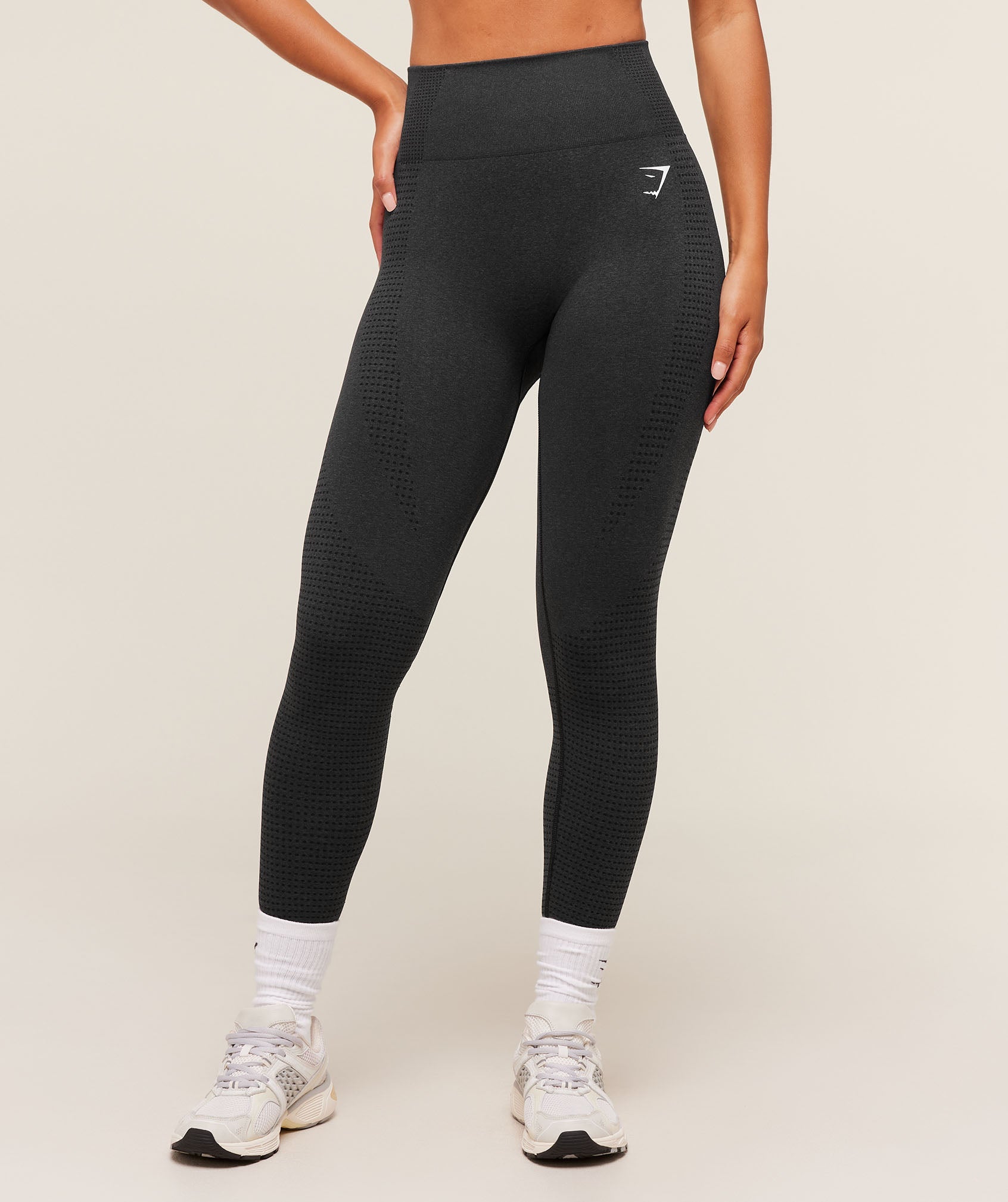Gymshark Vital Seamless 2.0 Leggings 'Black Marl'