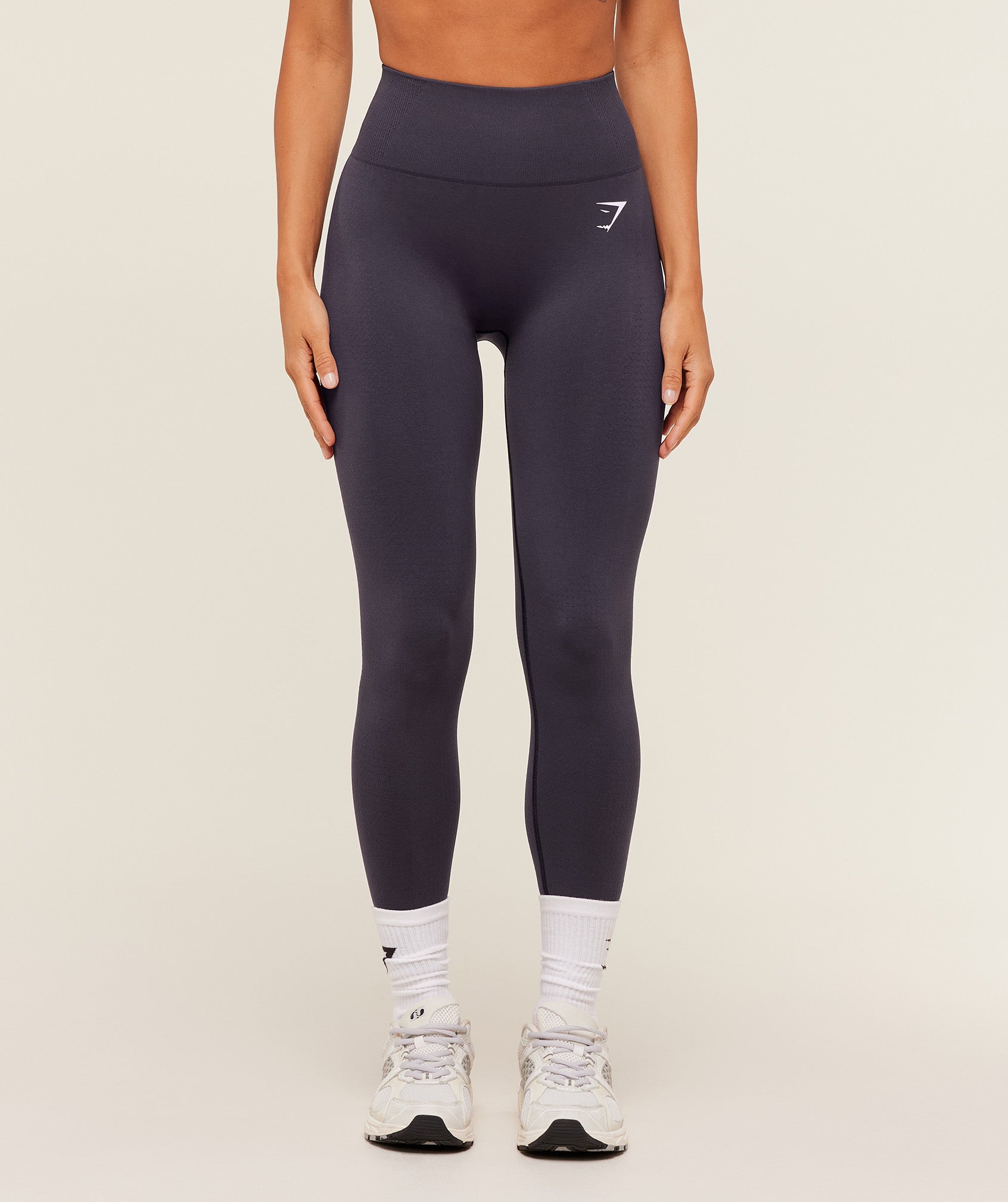 Gymshark Vital Seamless 2.0 Leggings 'Midnight Purple Marl'