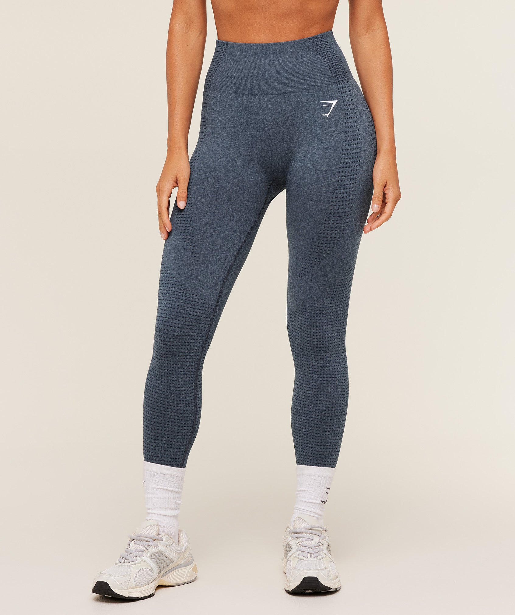 Gymshark Vital Seamless 2.0 Leggings 'GS Stealth Blue Marl'