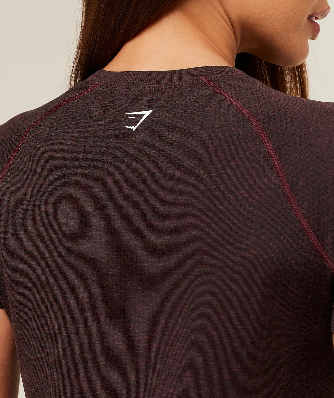 Gymshark Vital Light T-Shirt - Rich Maroon/Marl