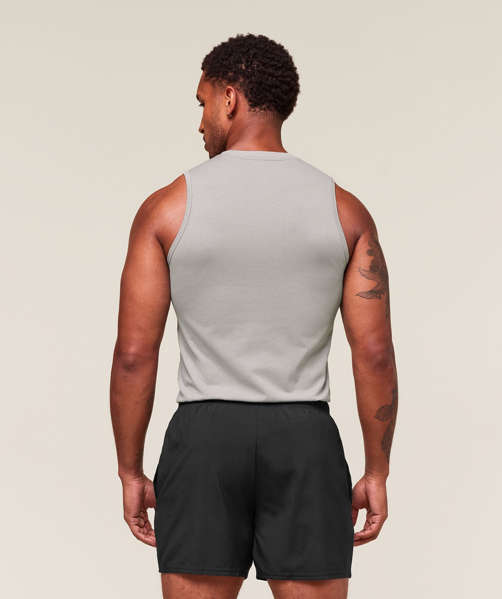 Gymshark Vital Tank 'Light Grey Smokey Grey'