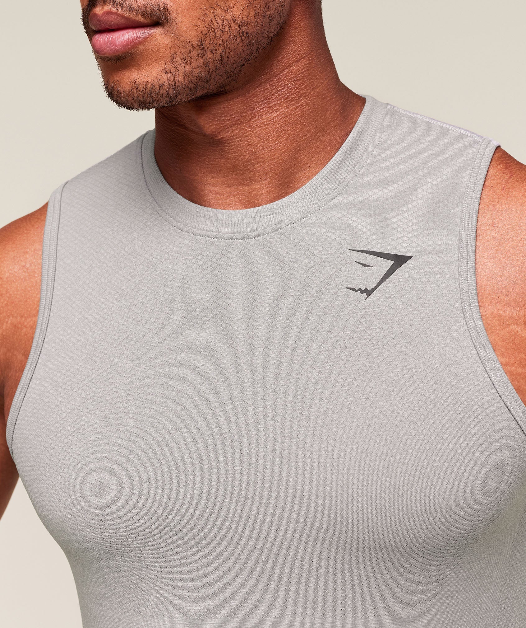 Gymshark Vital Tank 'Light Grey Smokey Grey'