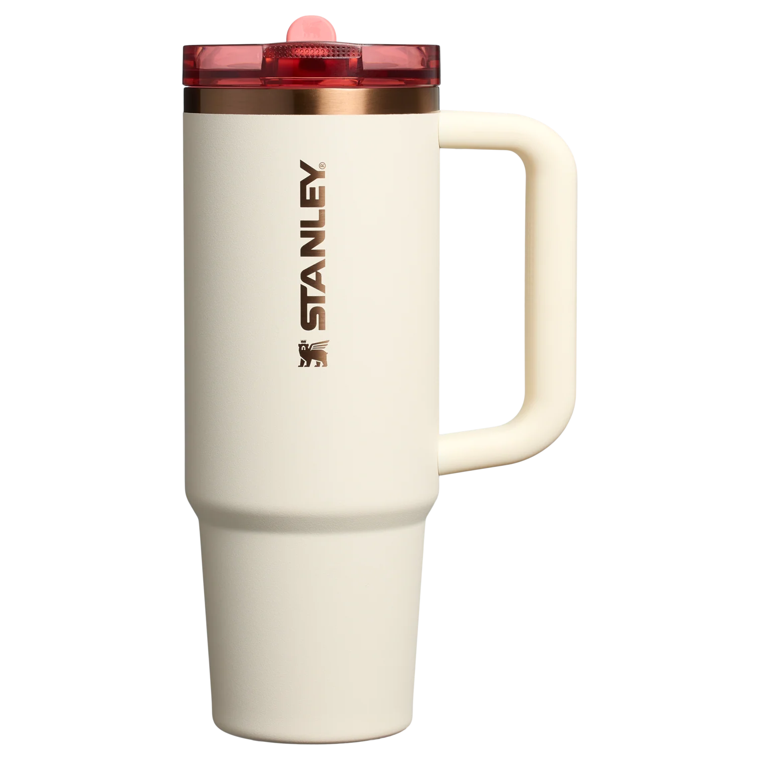 Stanley The Quencher ProTour Flip Straw Tumbler | 30 OZ Cream Rose Gold