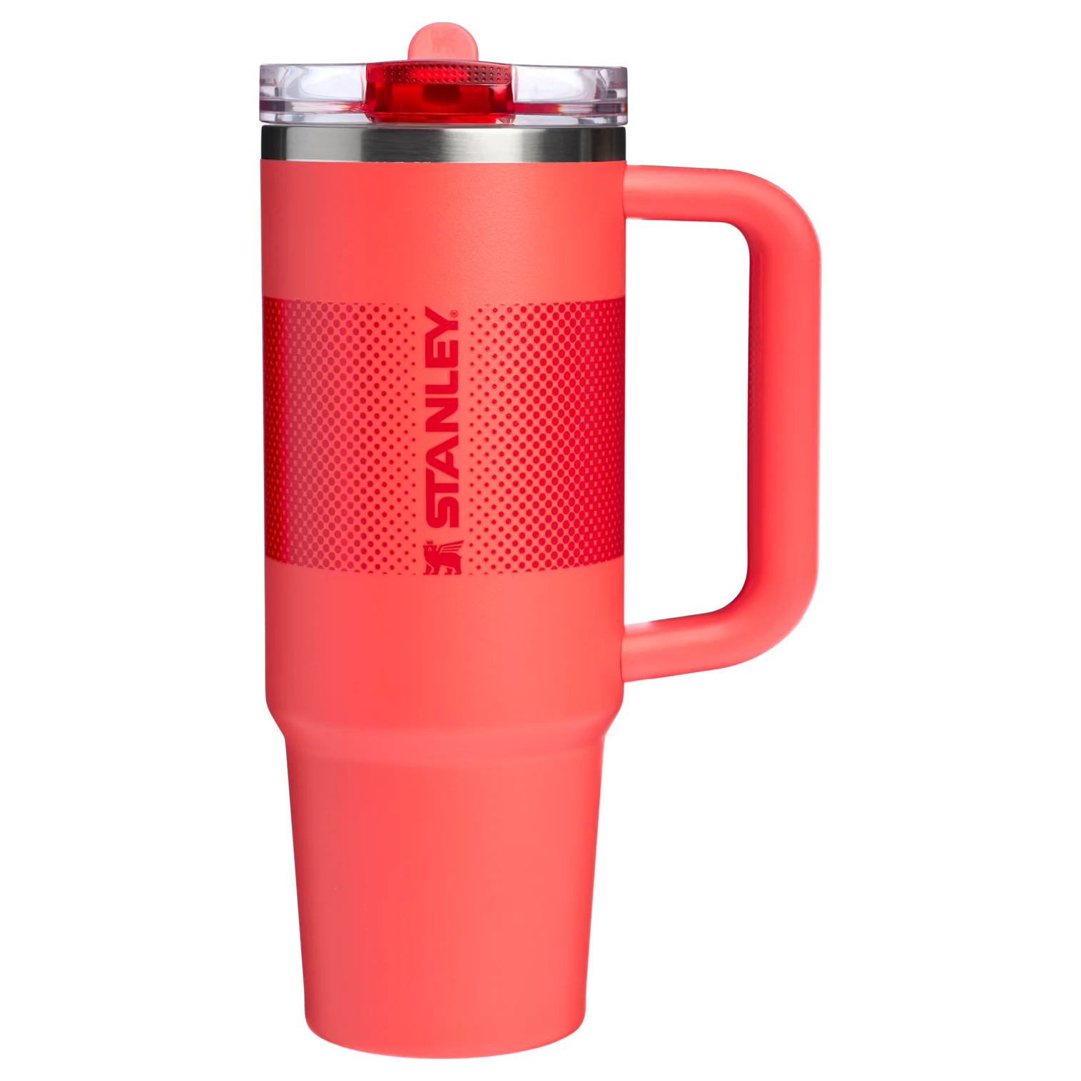Stanley The Quencher ProTour Flip Straw Tumbler | 30 OZ Hot Coral Fade