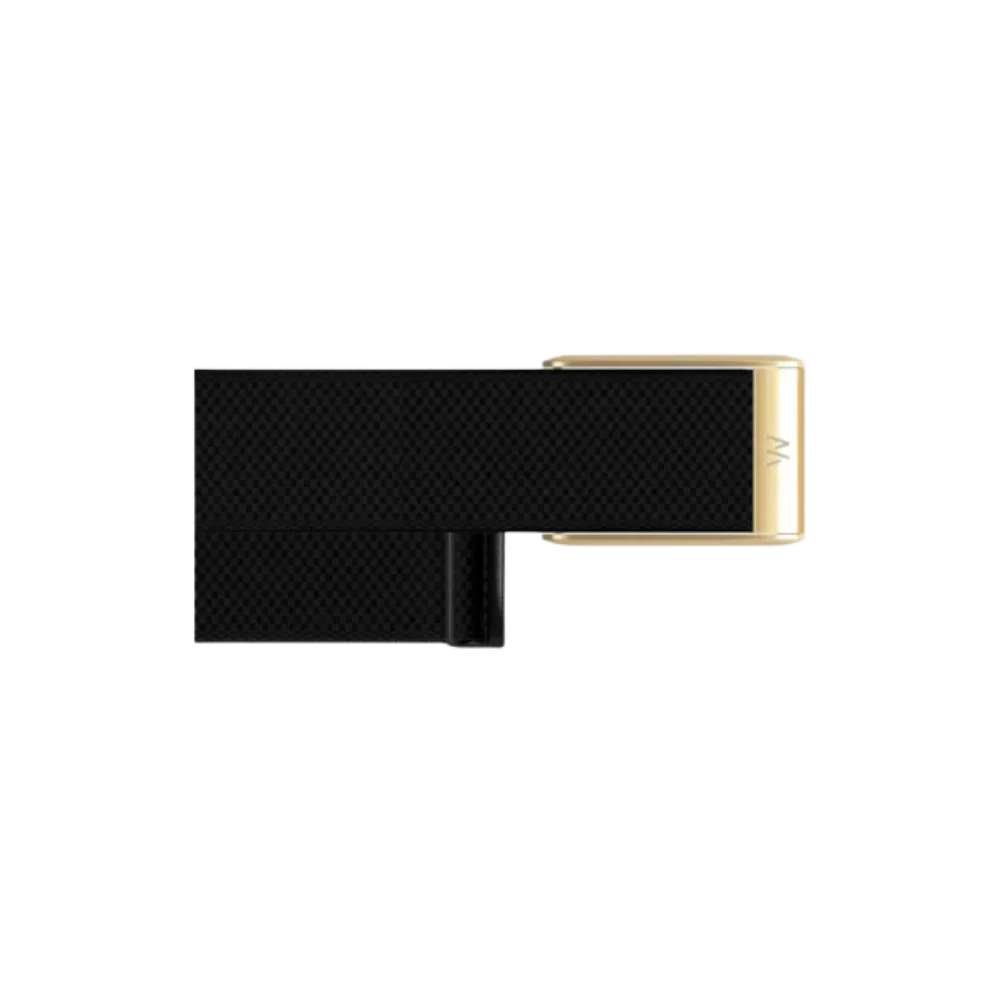 Whoop 5.0 Superknit Luxe Obsidian with Gold Band (Strap Only)