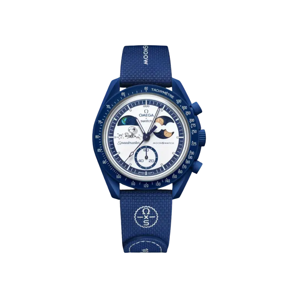 Swatch X Omega Bioceramic Moonswatch Mission To Earth