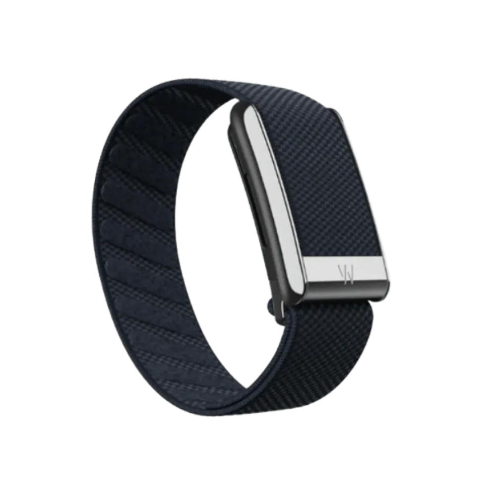 Whoop 5.0 Superknit Luxe Midnight with Titanium Band (12 Month Peak Subscription Included)
