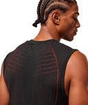 Gymshark Apex Seamless Tank - Black/Carmine Red
