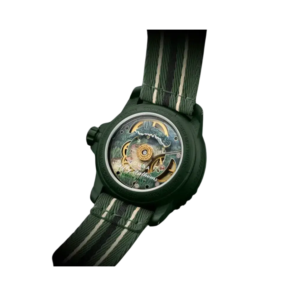 Blancpain x Swatch Green Abyss Scuba Fifty Fathoms Dive Watch