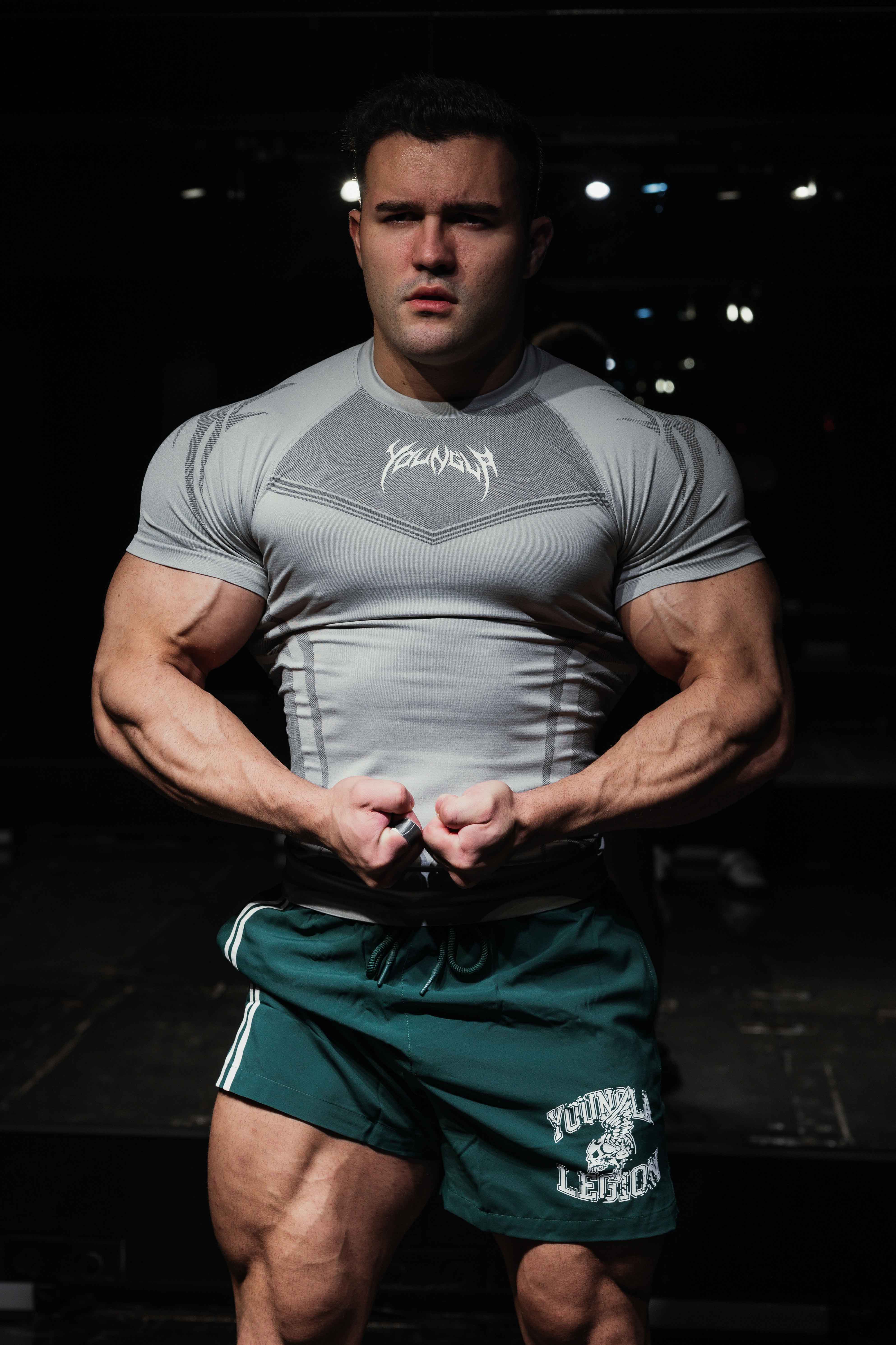 YoungLA 4041 - Warrior Compression Tees 'Grey'