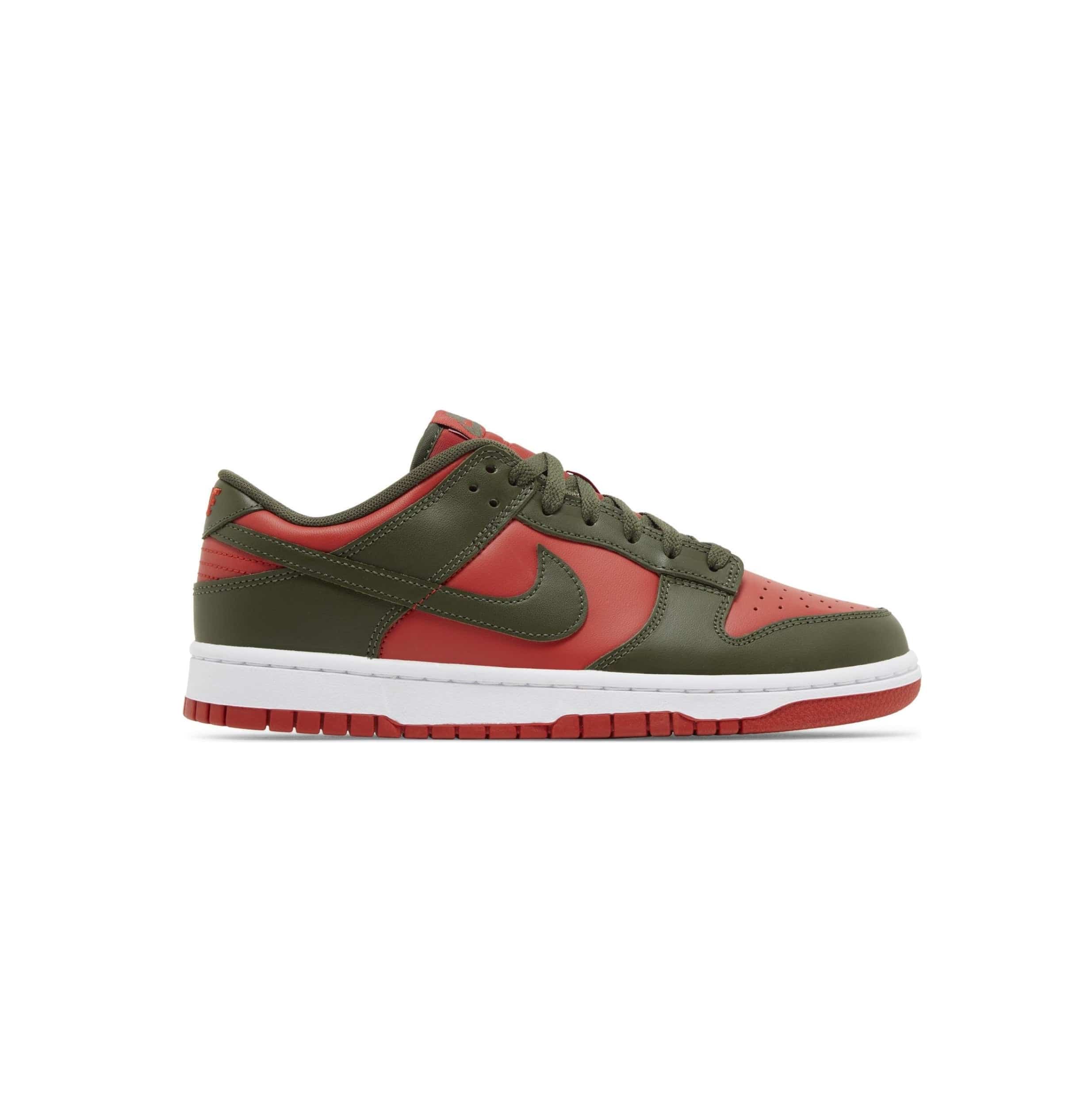 Dunk Low 'Cargo Khaki Mystic Red' - Sneakflyy