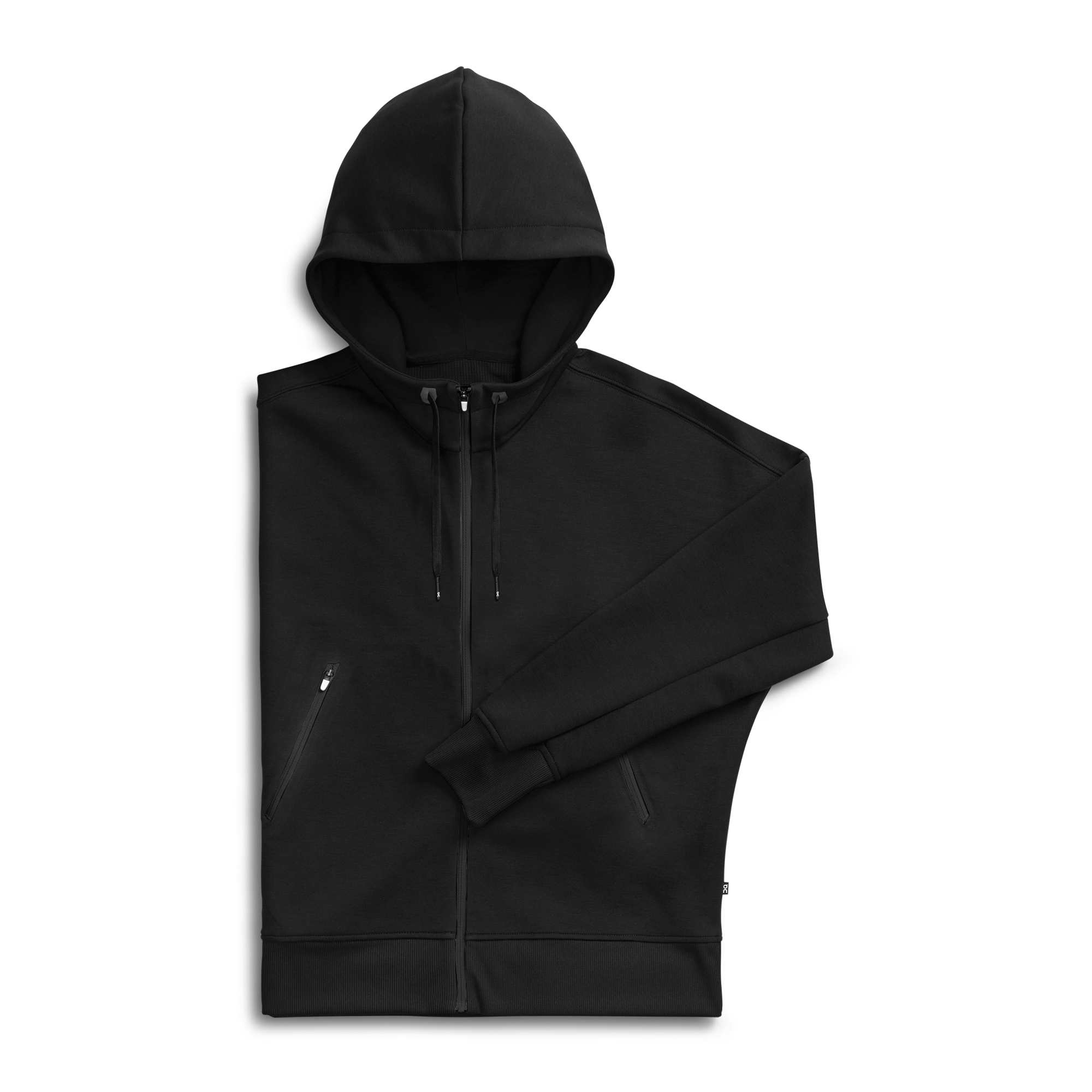 Zipped Hoodie 2 W Black